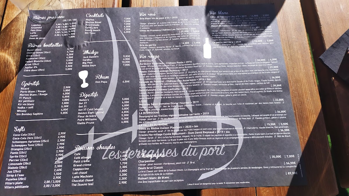 Menu Les Terrasses Du Port-8